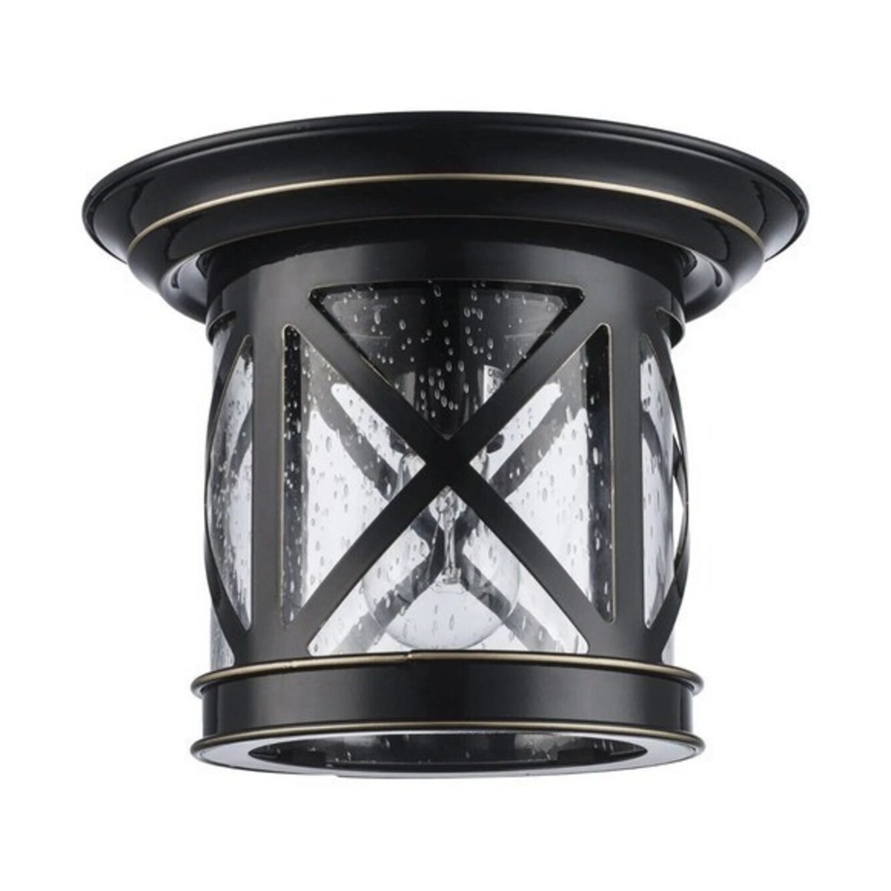 Portfolio Outdoor Flush mount Porch Light #253346 Rubbed Oil Bronze Finish